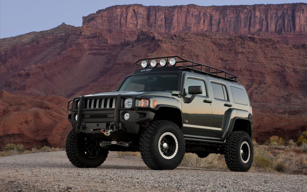 Energetic Hills Rider Hummer At Sema 2009 6 Fhd Wallpaper