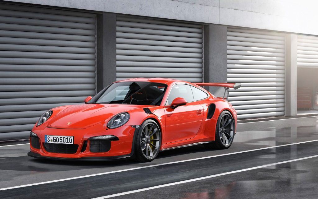 Energetic Rider 2015 Porsche 911 Gt3 Rs Fhd Wallpaper