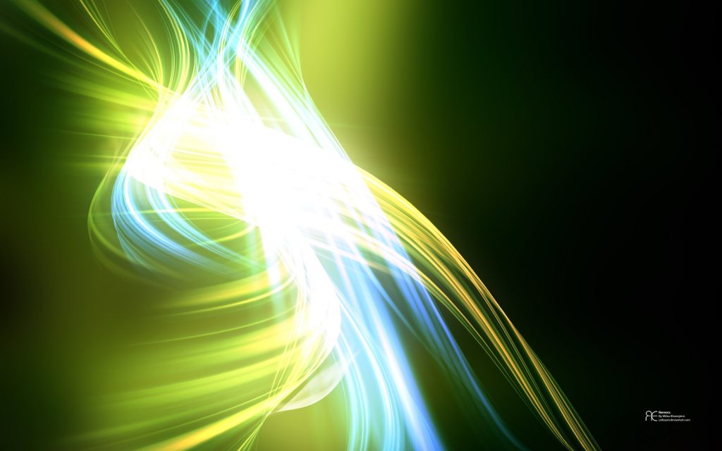 Eyecatching Green Abstracts Fhd Wallpaper