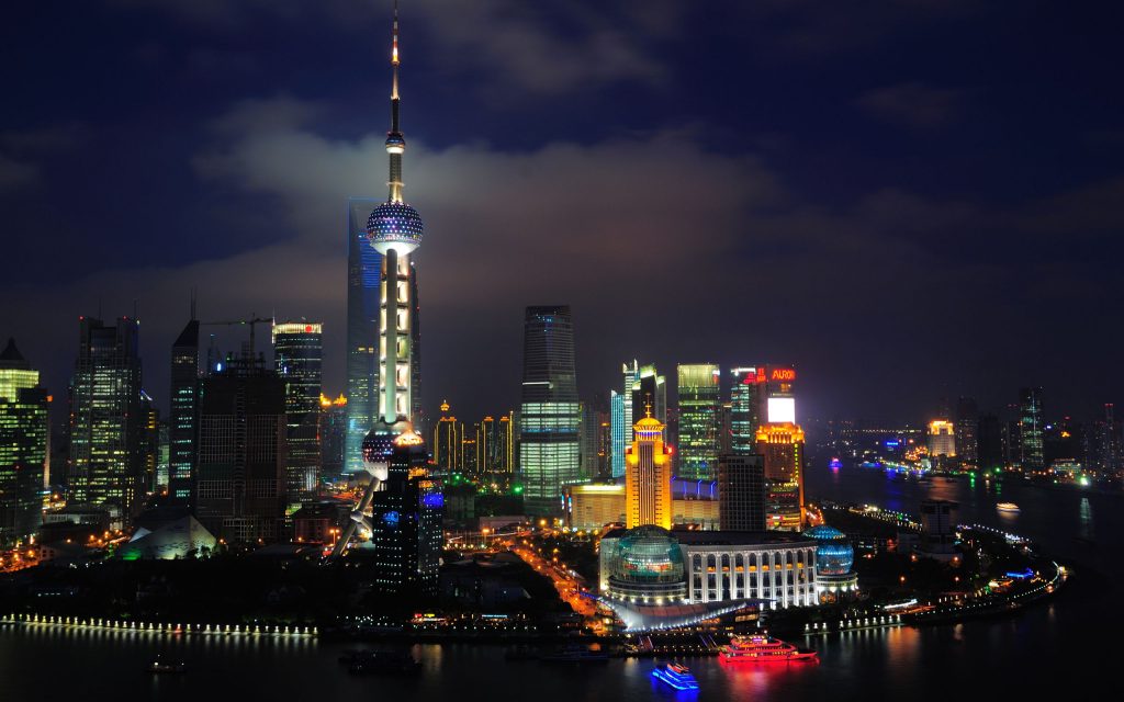 Fabulous Nights Shanghai China Fhd Wallpaper