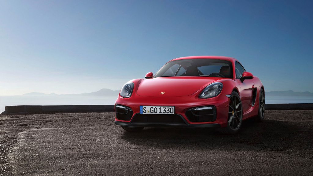 Fabulous Red Porsche Cayman Gts 2015 Fhd Wallpaper