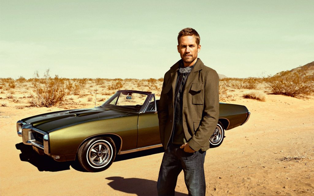 Famous Hollywood Actor Paul Walker Stylish Fhd Wallpaper