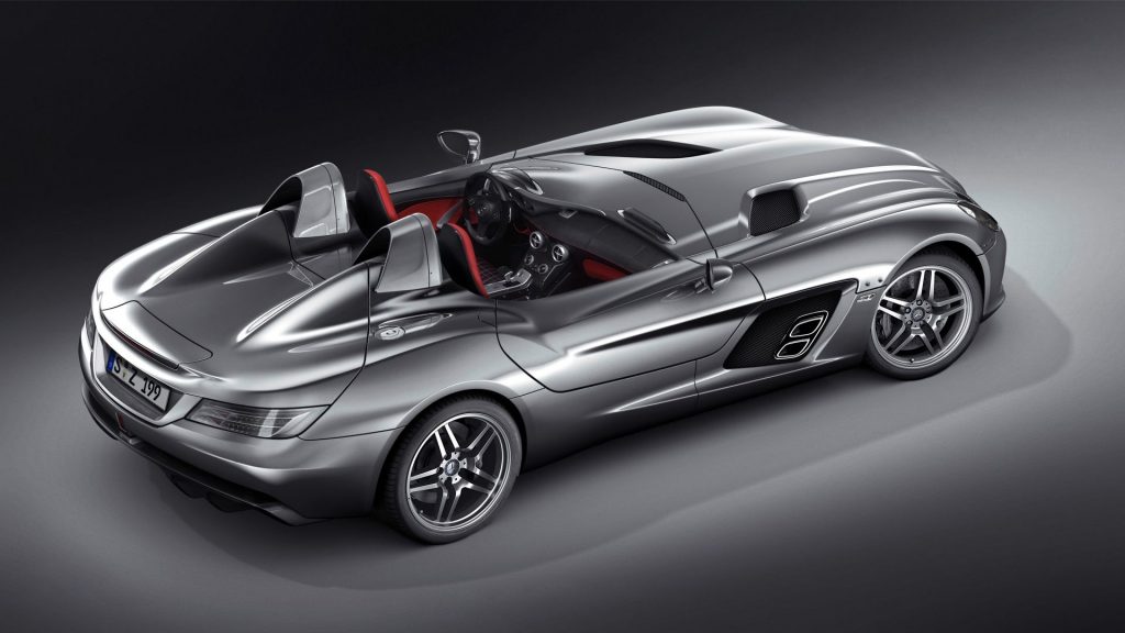 Fantastic Glaring Grey Mercedes Benz Slr Mclaren Stirling Moss 1080p Fhd Wallpaper