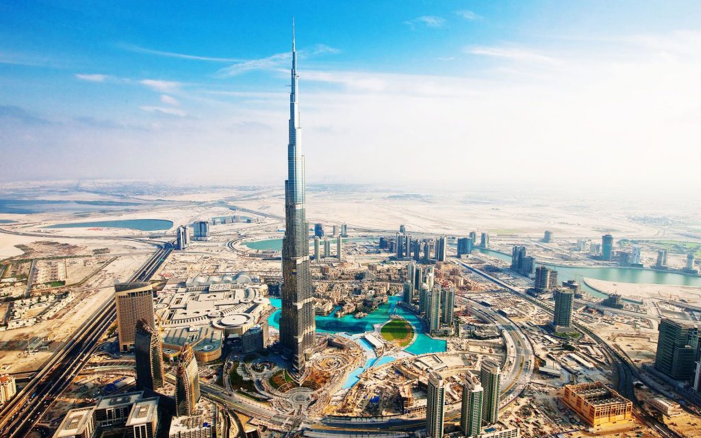 Fantastic Outlook Of Burj Khalifa Aka Burj Dubai Fhd Wallpaper