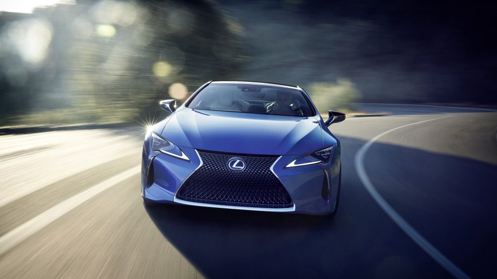 Fascinating Royal Blue Lexus Lc 500 2017 Uhd 4k Wallpaper