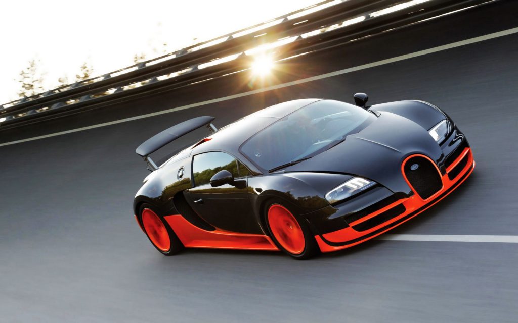 Fascinating Speedy Bugatti Veyron Ss 2010 Fhd Wallpaper