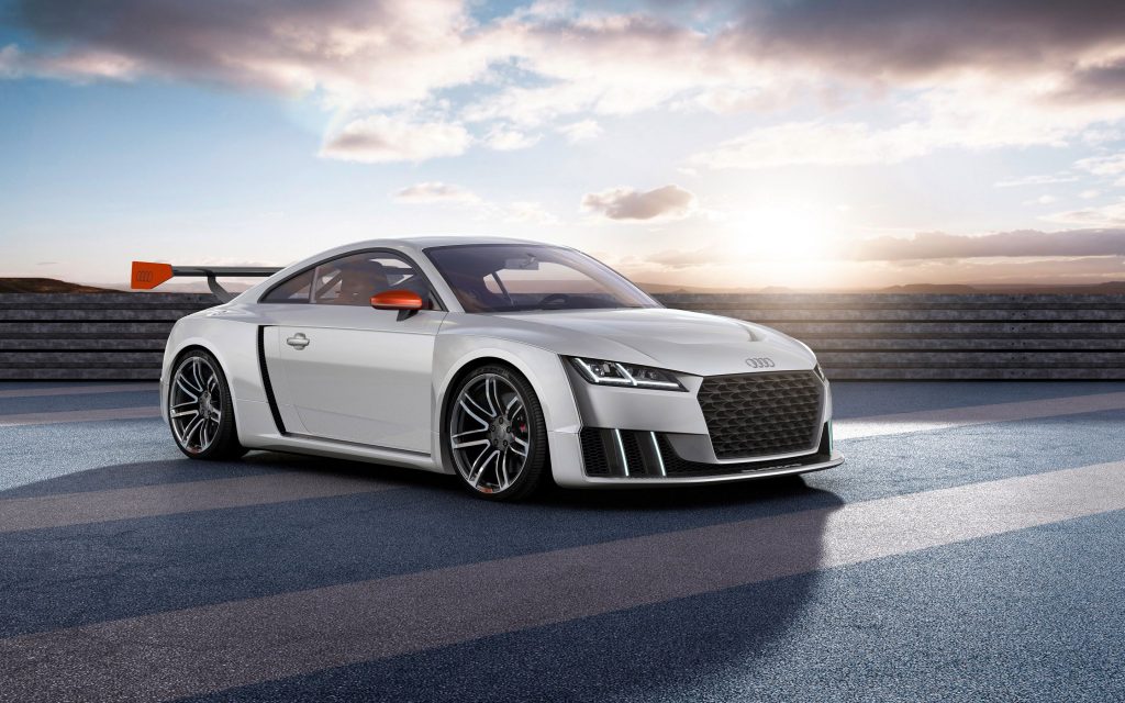 Fasinating White 2015 Audi Tt Clubsport Turbo Concept Fhd Wallpaper