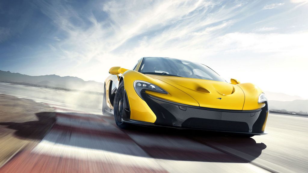 Fastest Yellow Rider 2014 Mclaren P1 Fhd Wallpaper