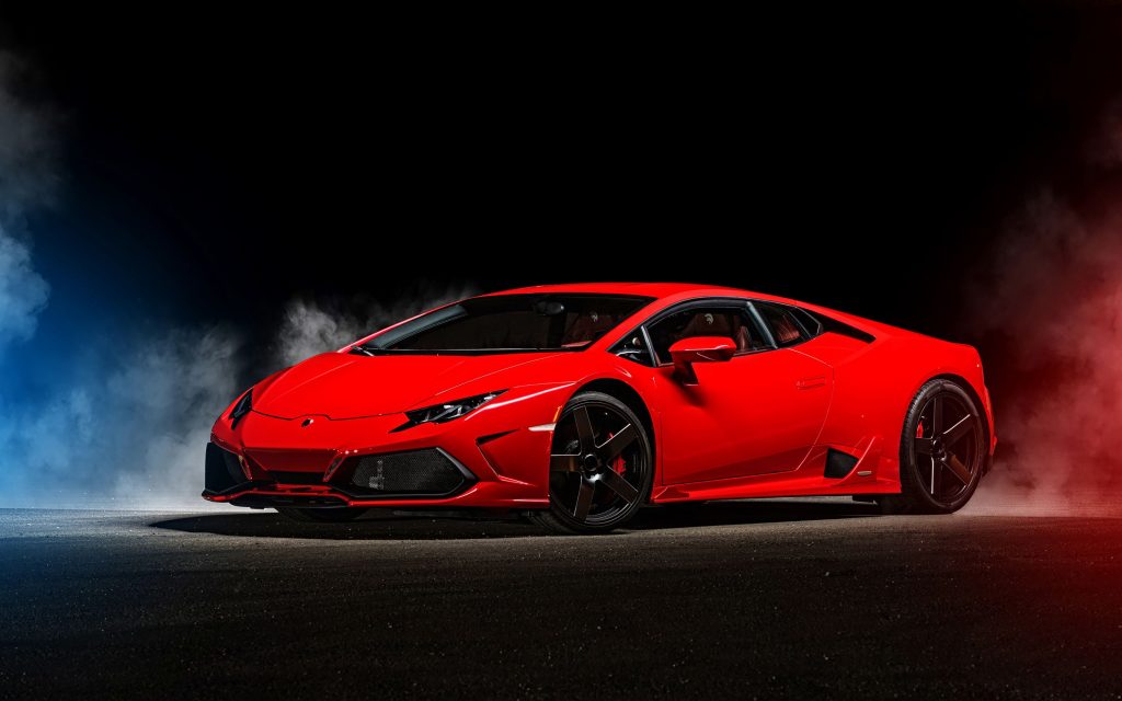 Fire Red 2015 Ares Design Lamborghini Huracan Fhd Wallpaper