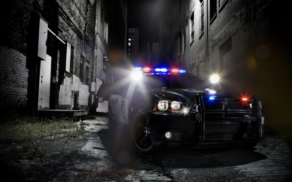 Flashy Black Dodge Charger Pursuit 2011 Fhd Wallpaper