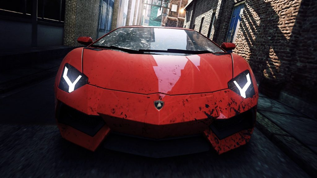 Front View Red Lamborghini 2012 Nfs Most Wanted Fhd Wallpaper