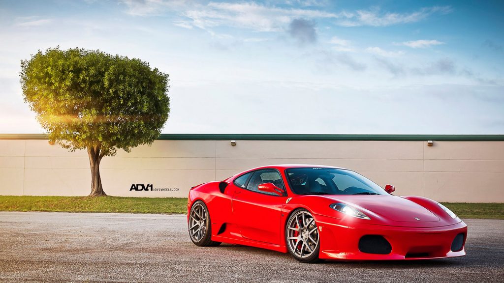 Glamorous Outlook Of Adv1 Ferrari F430 Fhd Wallpaper