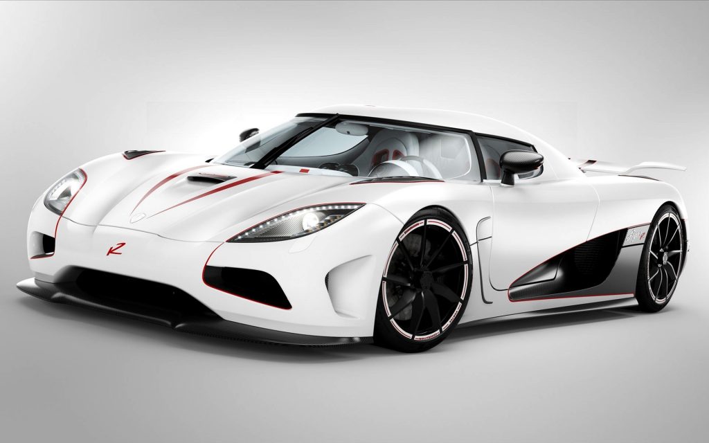 Glamorous White 2012 Koenigsegg Agera Super Car Fhd Wallpaper