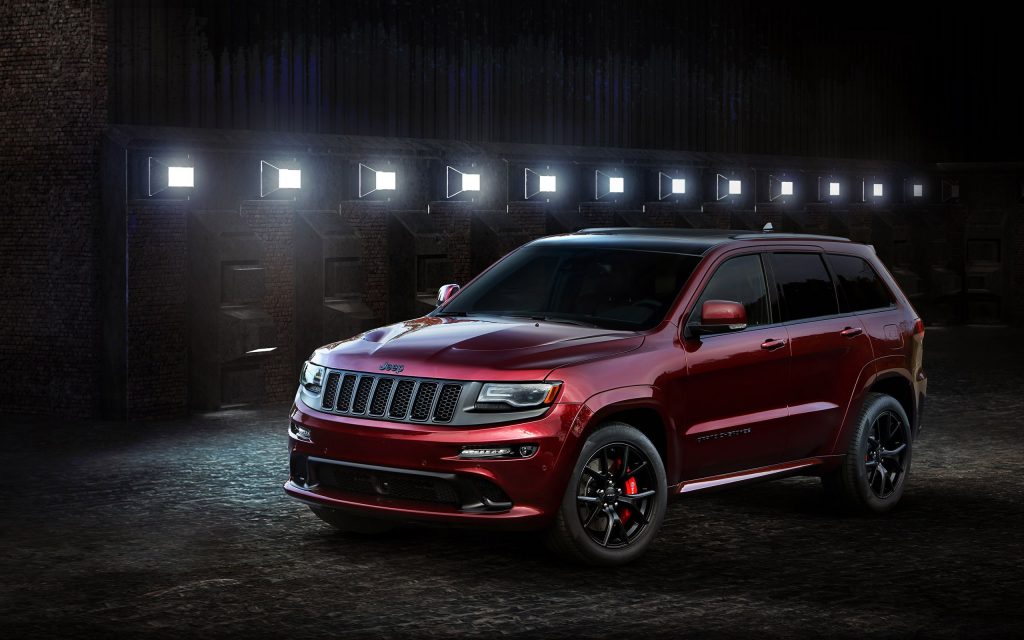 Glossy Red 2016 Jeep Grand Cherokee Srt 1 Fhd Wallpaper