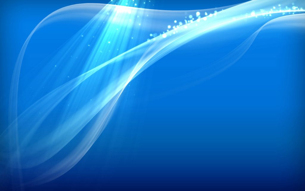 Glowing Cool Blue Abstracts Fhd Wallpaper