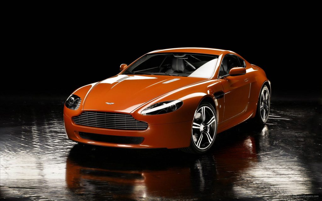 Golden Orange Aston Martin V8 Vantage N400 4 Fhd Wallpaper