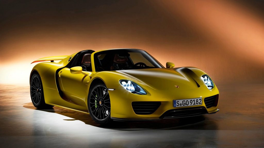 Golden Pride Vehicle 2014 Porsche 918 Spyder Fhd Wallpaper