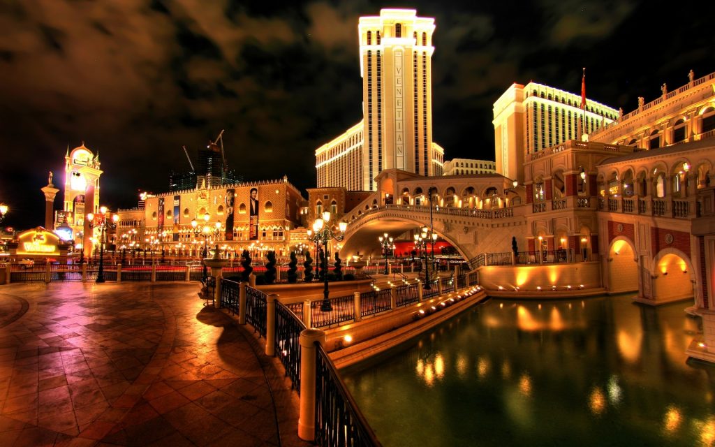 Golden View Of Venetian Resort Hotel Casino Las Vegas Fhd Wallpaper