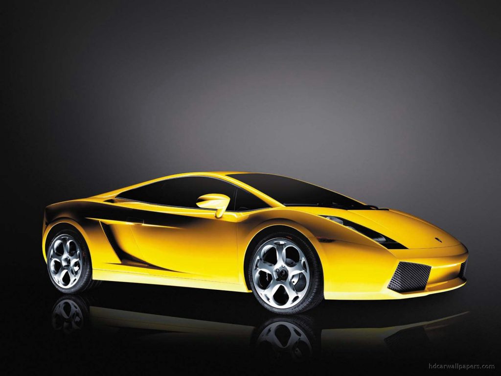 Golden Yellow Lamborghini Gallardo Car Hd Wallpaper