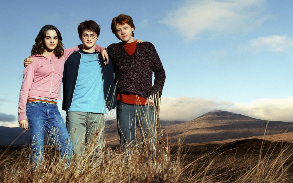 Harry Potter Stars Emma Watson Daniel Radcliffe Rupert Grint Fhd Wallpaper