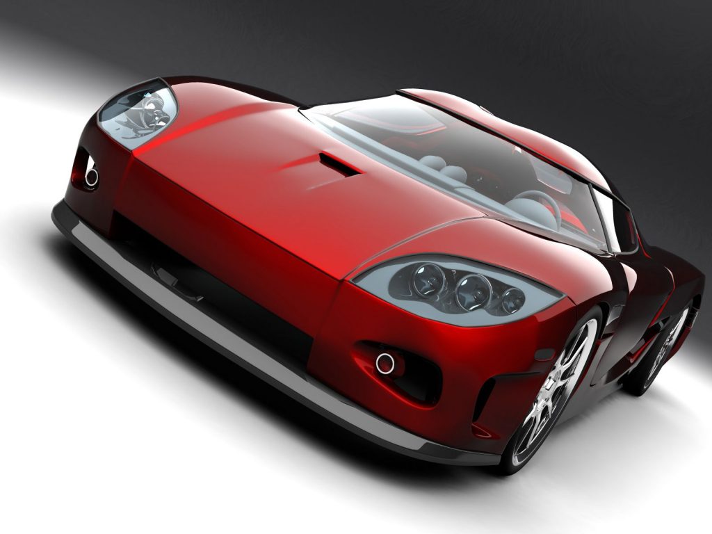 High Speed Koenigsegg Red Concept Car Hd Wallpaper