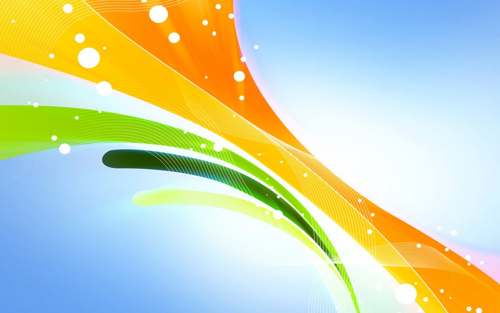 Indian Tricolour Abstracts In Sky Hd Wallpaper