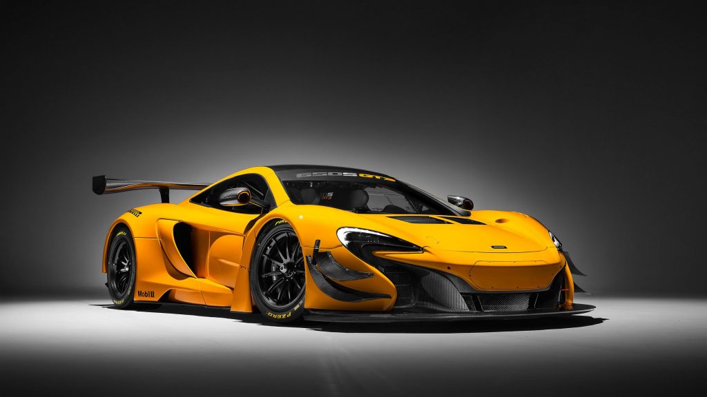 Latest Bright Yellow Mclaren 650s Gt3 2016 Fhd Wallpaper