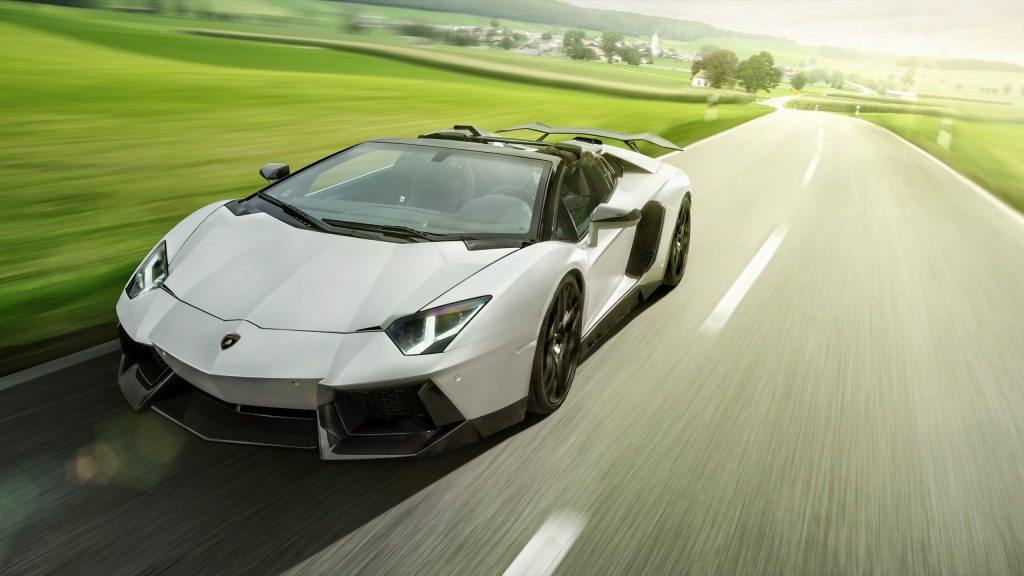 Lavish Lamborghini Aventador Roadster Novitec Fhd Wallpaper