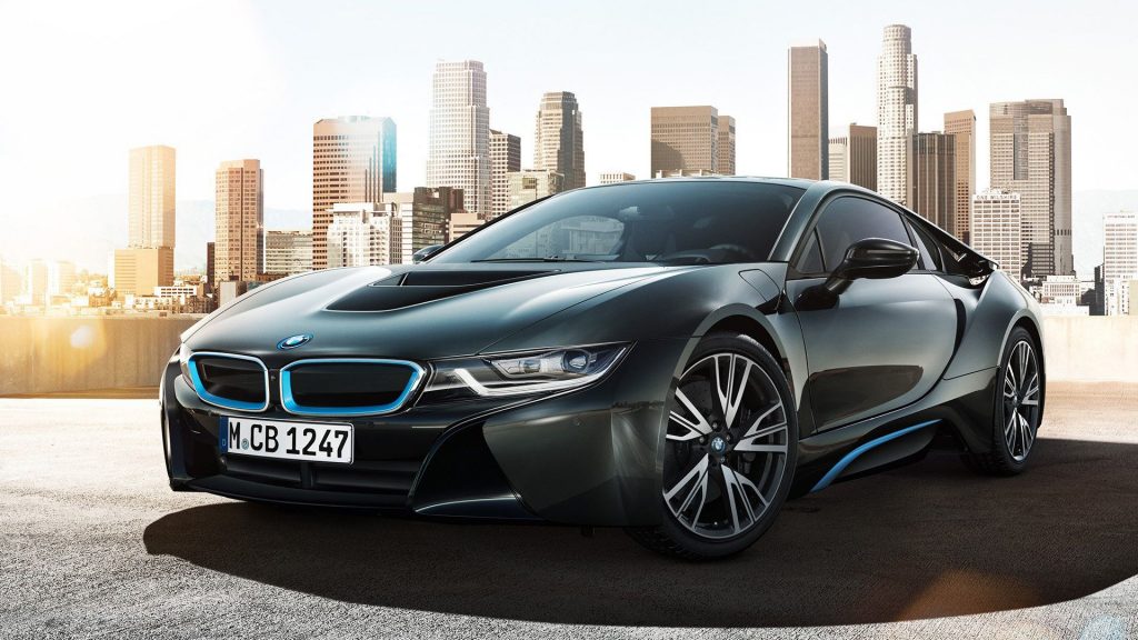 Legendary Black Bmw I8 Concept Car Fhd Wallpaper