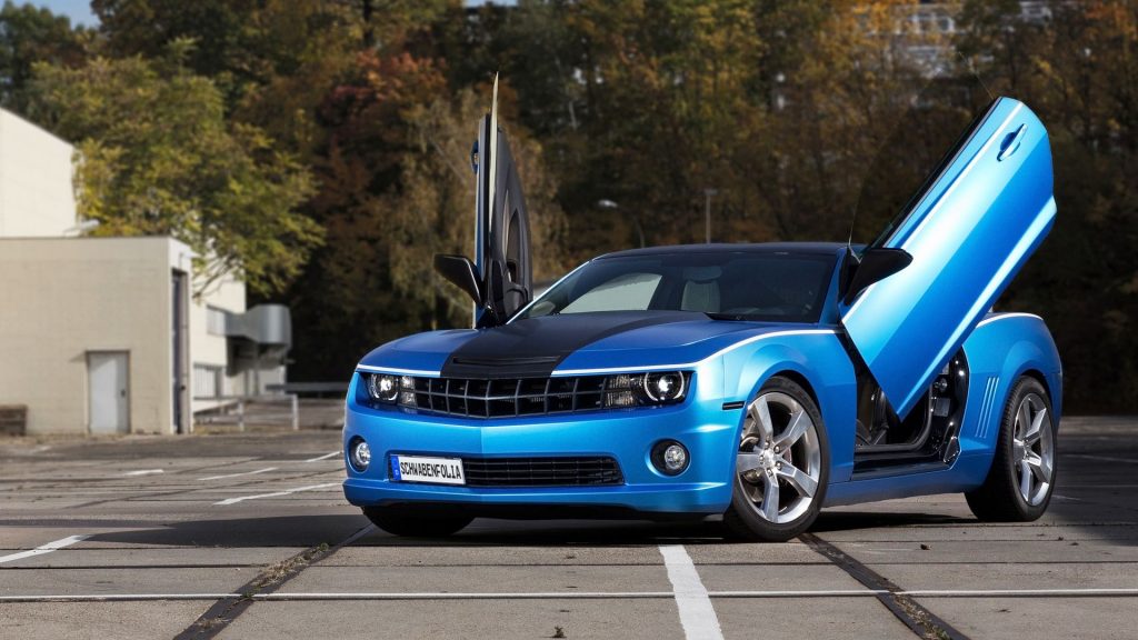 Legentary Blue 2013 Chevrolet Camaro Ss By Schwabenfolia Fhd Wallpaper