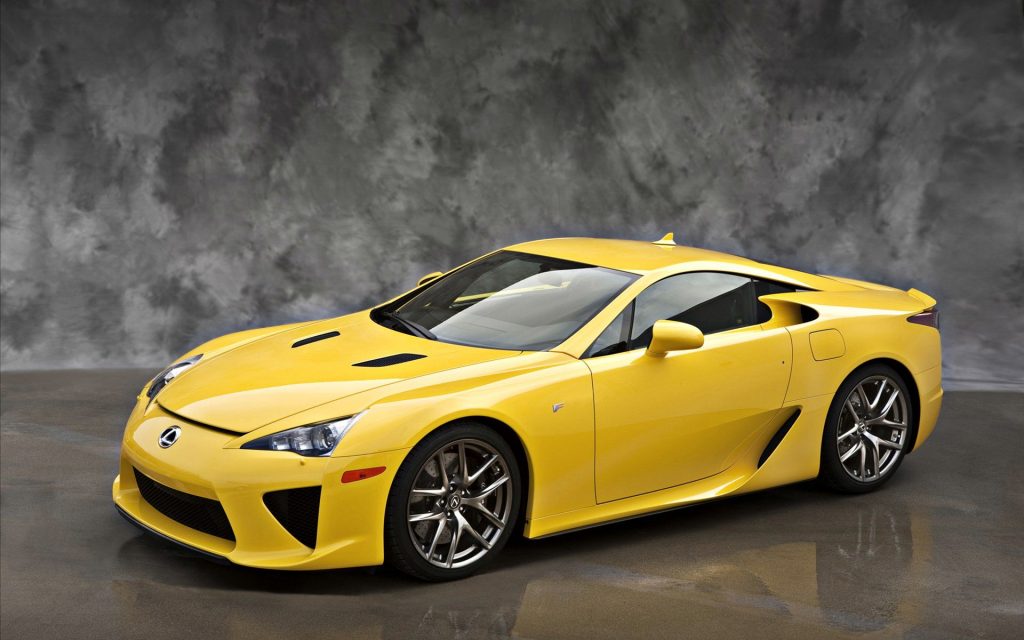 Lexus Lfa 2012 Bright Yellow Fhd Wallpaper