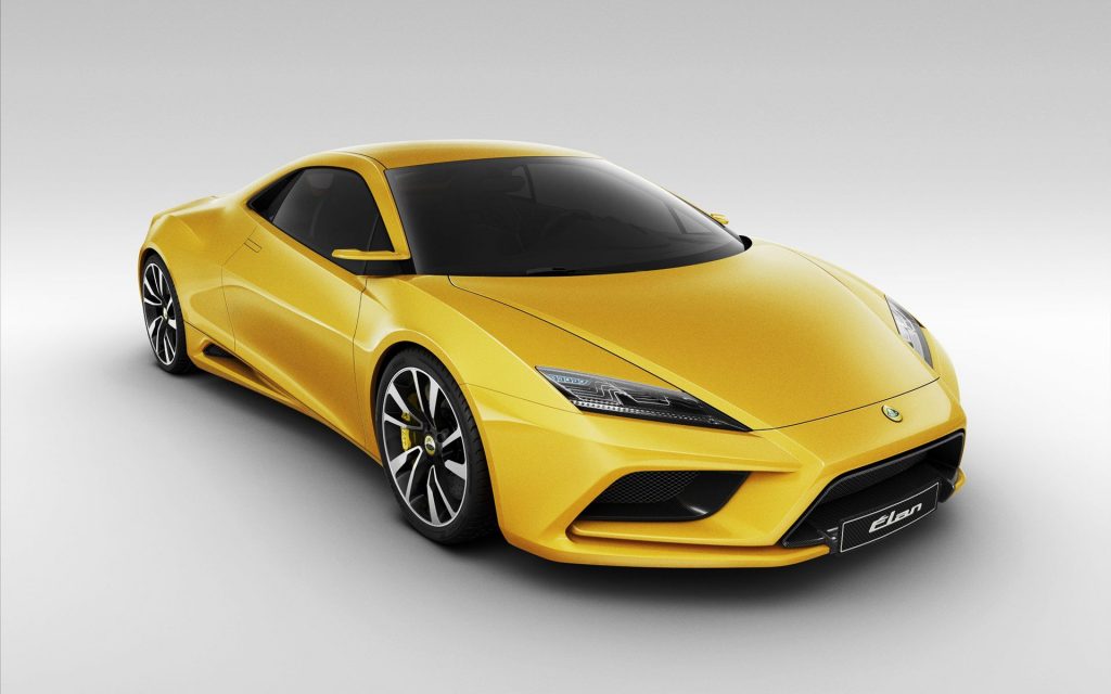 Lovely Bright Yellow 2010 Lotus Elan Concept Car Fhd Wallpaper