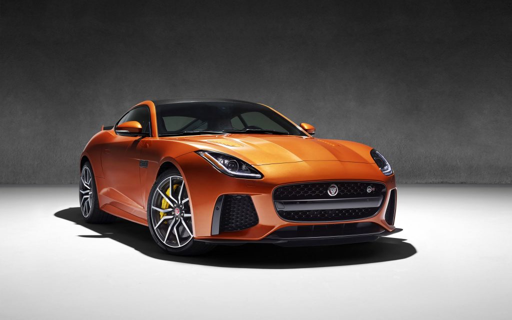 Luxuriant Orange 2017 Jaguar F Type Svr 1 Fhd Wallpaper