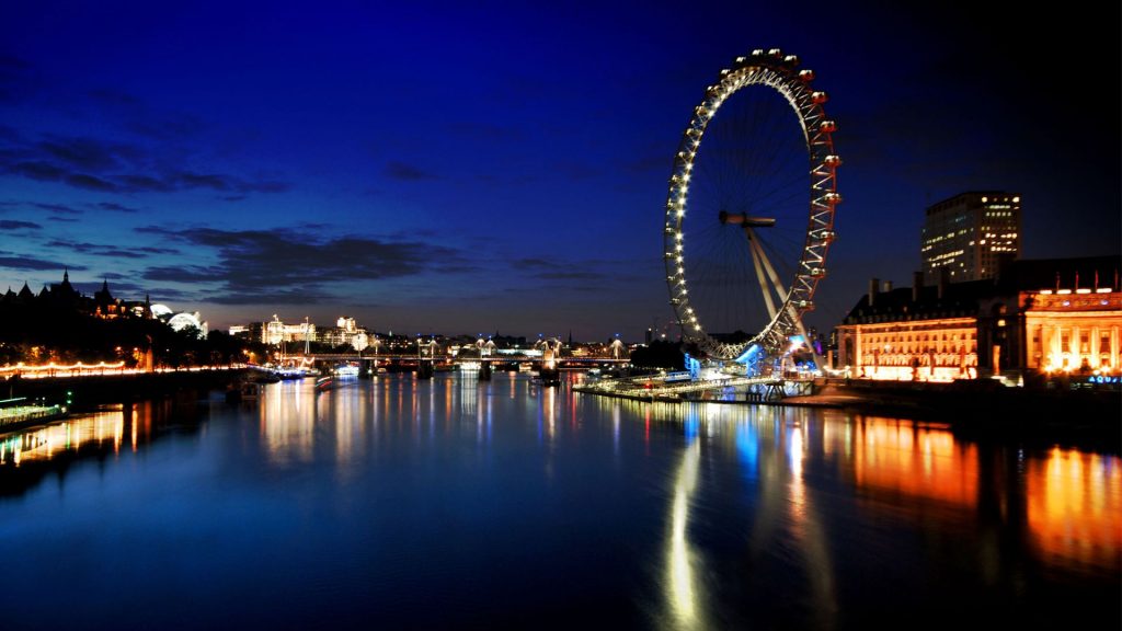 Luxurious Glow London Eye Fhd Wallpaper