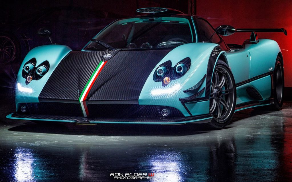 Most Dynamic Ocean Blue Pagani Zonda 760 Rs Fhd Wallpaper