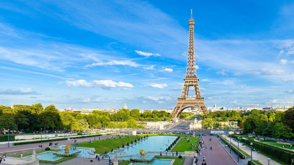 Most Famous Monument Eiffel Tower Paris Fhd Wallpaper