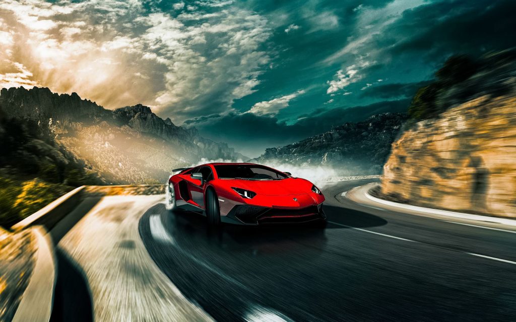 Most Powerful Lamborghini Aventador Sv Lp750 4 2016 Fhd Wallpaper