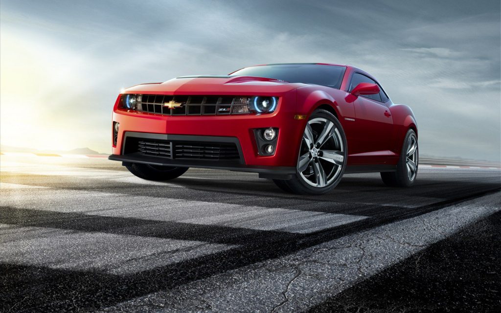 Most Wanted Red Chevrolet Camaro Zl1 2012 Fhd Wallpaper