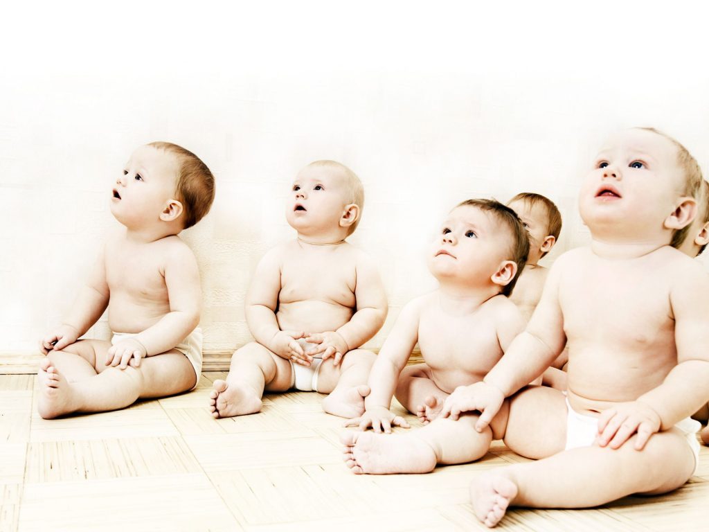 Naughty Babies Sitting Looking Up Fhd Wallpapers