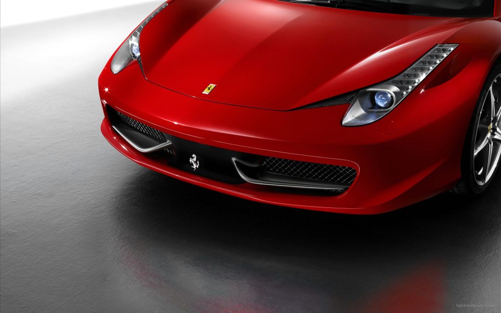 New Ferrari 458 Italia 8 Beautiful Front View Fhd Wallpaper