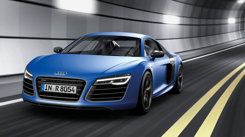 Nice Blue 2013 Audi R8 V8 Fhd Wallpaper