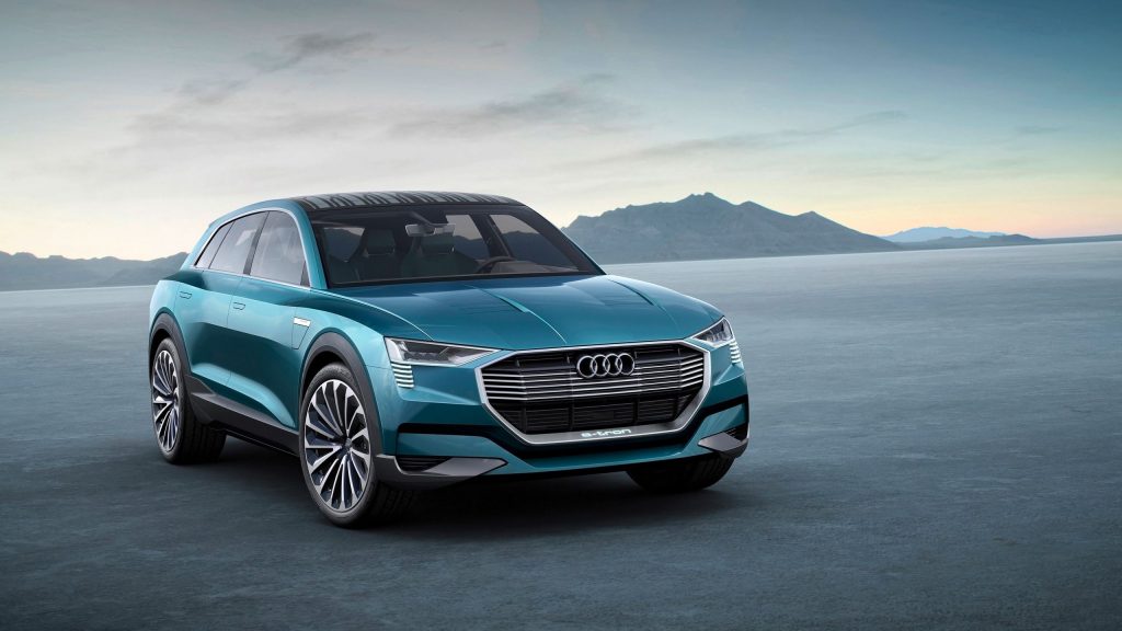 Ocean Blue 2015 Audi E Tron Quattro Concept Fhd Wallpaper