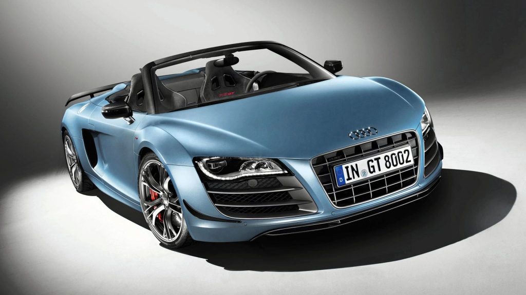 Ocean Blue Audi R8 Gt Car Fhd Wallpaper