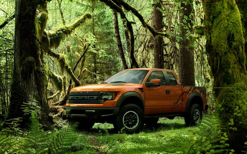 Powerful Forest Ranger Ford Raptor Fhd Wallpaper