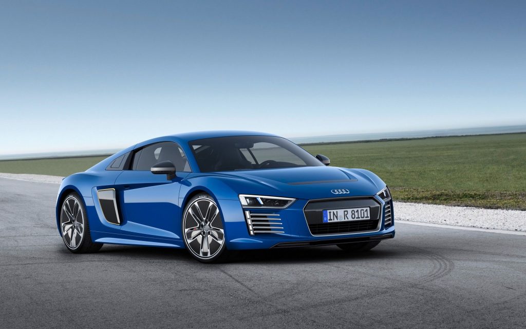 Prettiest Blue 2016 Audi R8 E Tron Fhd Wallpaper