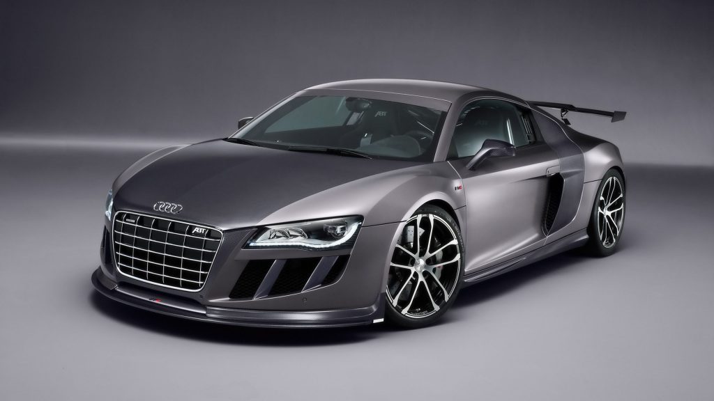 Pretty Grey 2010 Abt Audi R8 Gtr Fhd Wallpaper