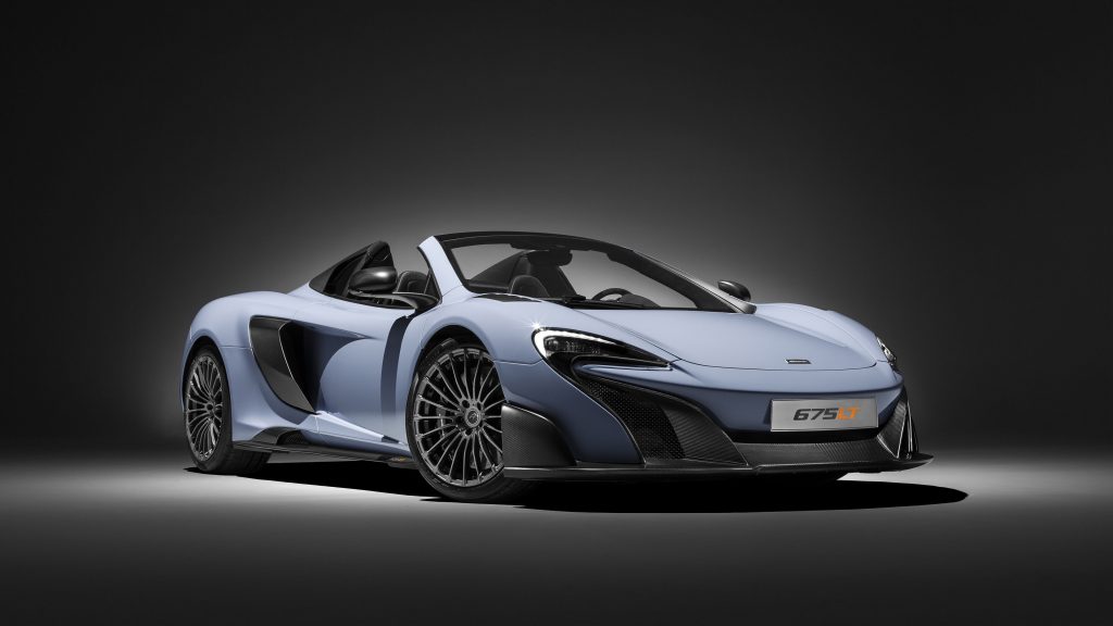 Pretty Pale Blue 2016 Mclaren Mso 675lt Spider 4k Uhd Wallpaper