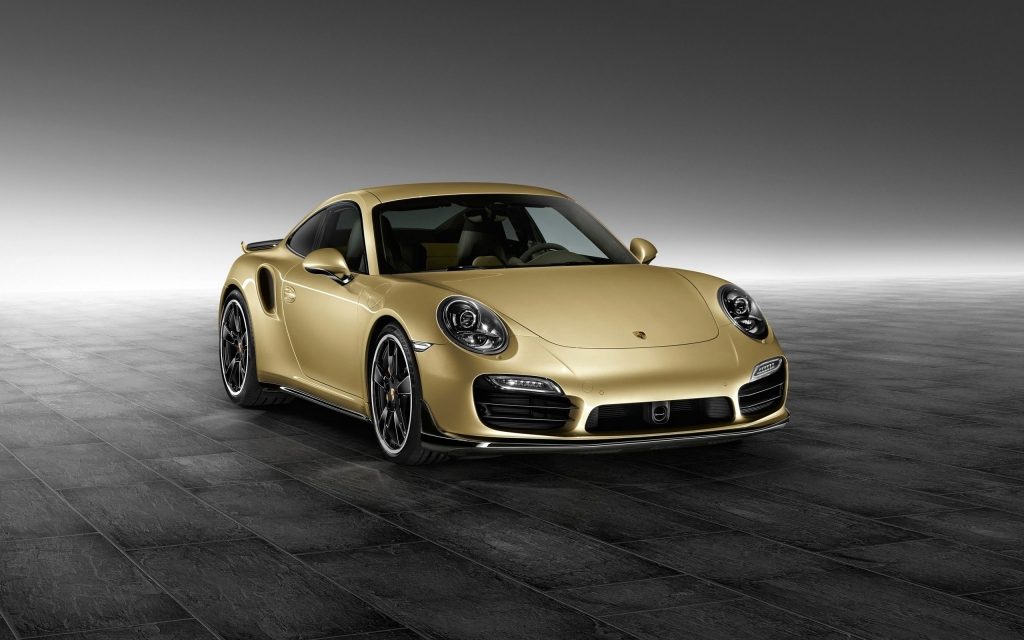 Remarkable Pale Yellow 2015 Porsche 911 Turbo Aerokit Fhd Wallpaper