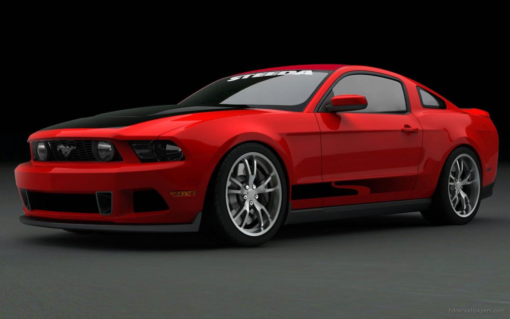 Royal Red 2010 Ford Mustang At Sema 2009 3 Fhd Wallpaper