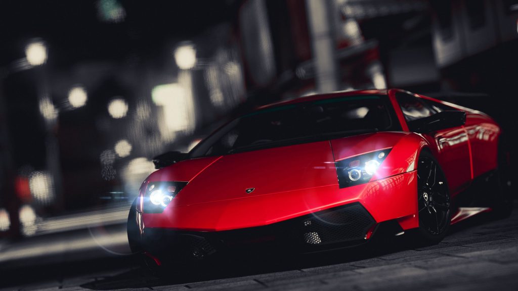 Ruby Red Lamborghini Murcielago Superveloce 2 Fhd Wallpaper